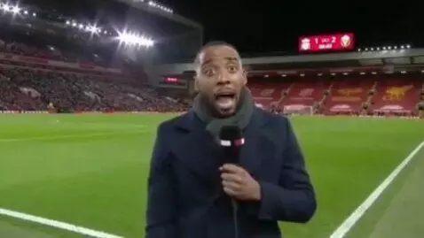 AI Video from prompt: Create a sports analyst scene:(Intro music: Fast