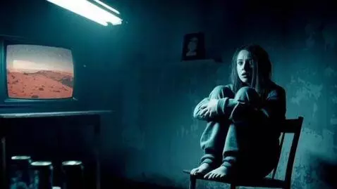 AI Video from prompt: **Final Cinematic Description:**  "Overhead wide