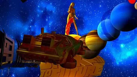 AI Video from prompt: To slightly animate the image, the car is slowly