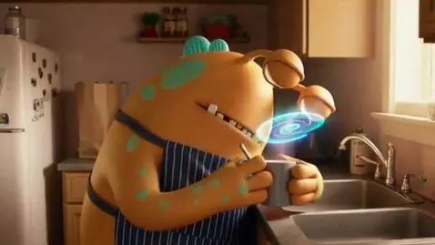 AI Video from prompt: An absurd creature with a funny and meaningless 