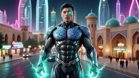 AI Video from prompt: A cinematic ultra-realistic portrait of a futuri