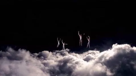 AI Video from prompt: Dance of shadows air flight cloud ghost