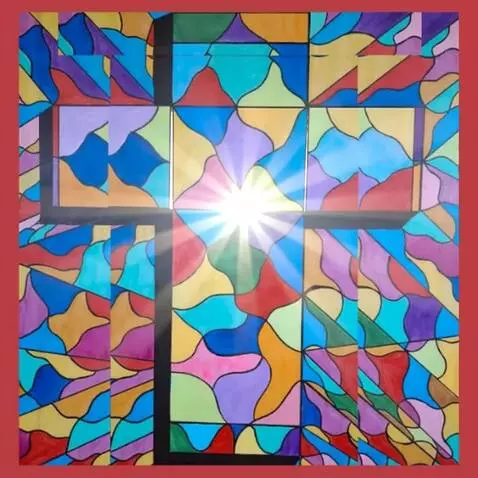 AI Video from prompt: make the light shine thru this glass  and shatte