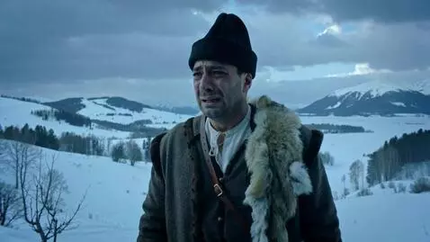 AI Video from prompt: Holy Russia rejoices in godlessness, torn by its