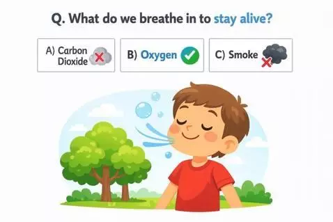 AI Video from prompt: Make  kid breathing  gesture