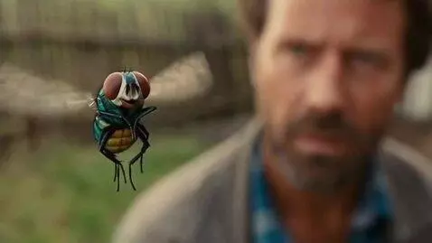 AI Video from prompt: The fly flies, laughs and asks laughing - Uncle 