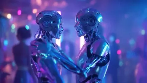 AI Video from prompt: {
  "style": "Psychedelic sci-fi romance",
  "an
