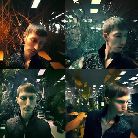 AI Video from prompt: These people are dancing to deep house