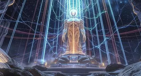 AI Video from prompt: Memory Keeper figures achieve complete reunifica