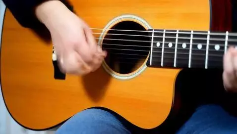 AI Video from prompt: Man playing guitar