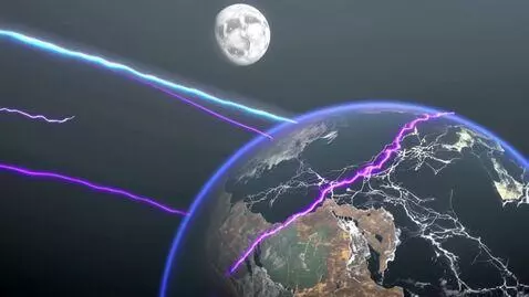 AI Video from prompt: Cosmic Fracture)
A silent shot of Earth seen fro