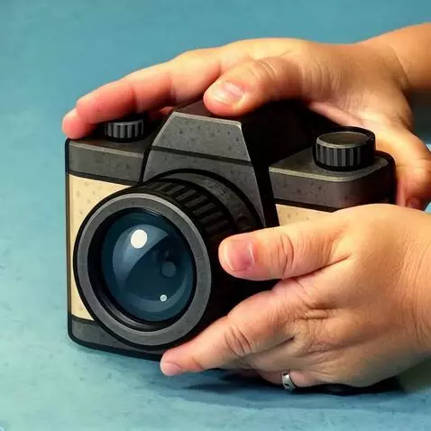AI Video from prompt: Have a 6th grader child use this camera to take 