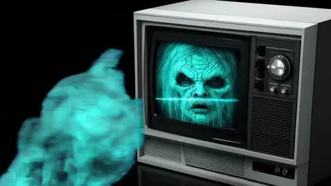 AI Video from prompt: Low poly 1980s CGI rendering of a monstrous huma