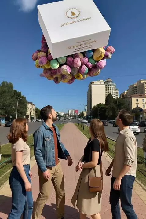 AI Video from prompt: A realistic daytime city street scene with a cle