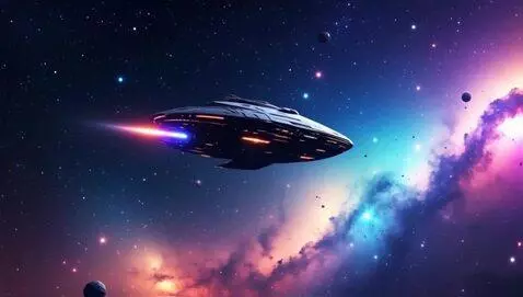 AI Video from prompt: Space ship wow