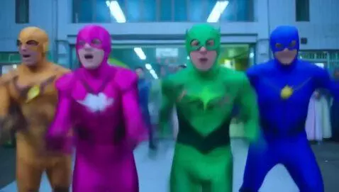 AI Video from prompt: Superhero’s dancing