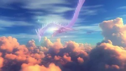 AI Video from prompt: Large fluffy puffy clouds of every color, changi