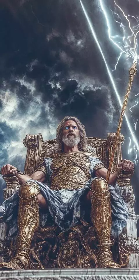 AI Video from prompt: Ultra photorealistic portrait of Zeus, majestic 