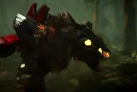 AI Video from prompt: "A fierce battle continues in the jungle. The li