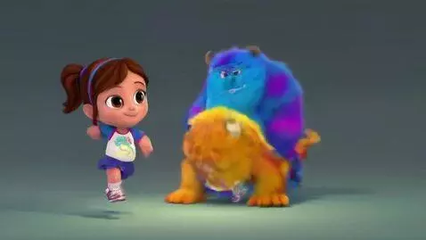 AI Video from prompt: cute girls, running from a monster