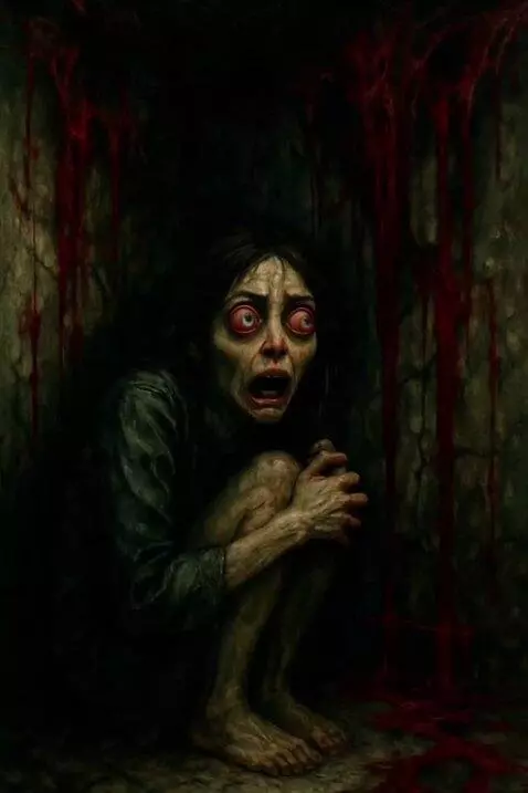 AI Video from prompt: She screamed.