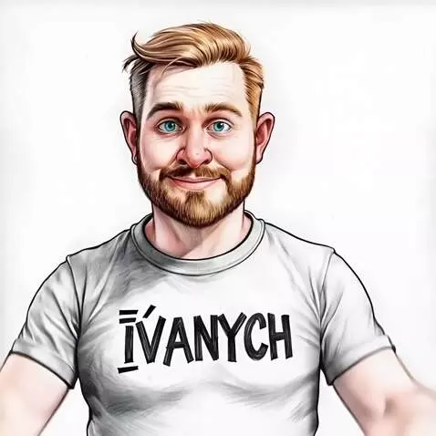 AI Video from prompt: The man says Hello! My name is Ivanich and the m