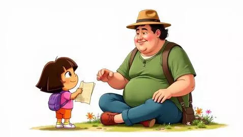 AI Video from prompt: Yo momma is so fat that Dora can't even explore 