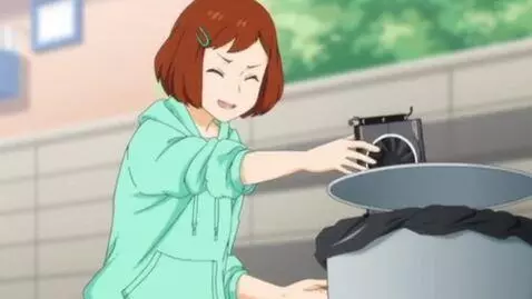 AI Video from prompt: An anime girl holds an AMD Radeon graphics card 