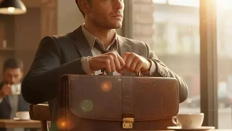 AI Video from prompt: A tight close-up starting on the man’s clenched 