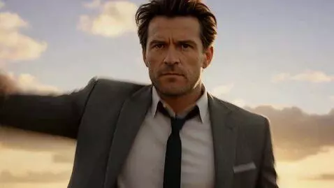 AI Video from prompt: A grand, sweeping drone-style shot starting clos