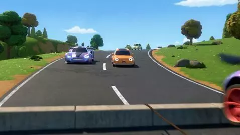 AI Video from prompt: Create a 5-second animated cartoon sketch showin