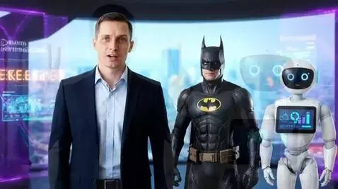 AI Video from prompt: A cinematic shot of the man from the photo as a 