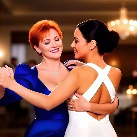 AI Video from prompt: Women dancing a slow waltz