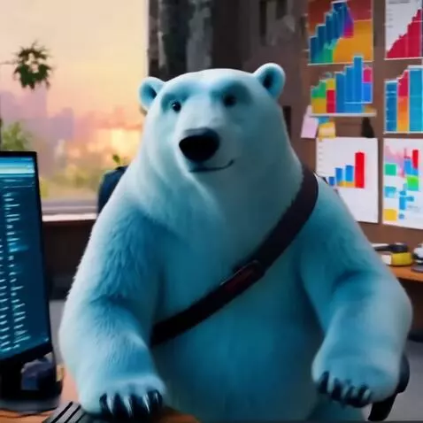 AI Video from prompt: The hero of the video is a real polar bear, but 