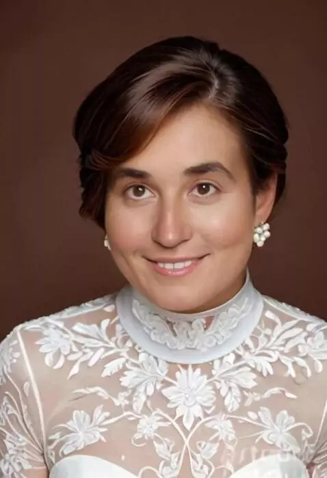 AI Video from prompt: Turning the head, blinking eyes, smiling.