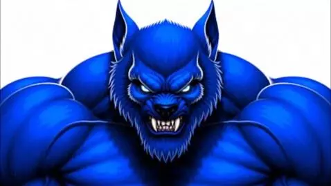 AI Video from prompt: ‎‏the close-up portrait of Complete blue color h