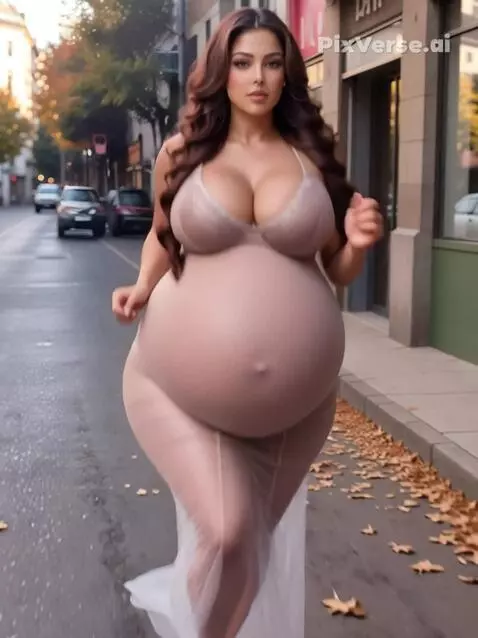 AI Video from prompt: A girl runs down the street with all her might, 