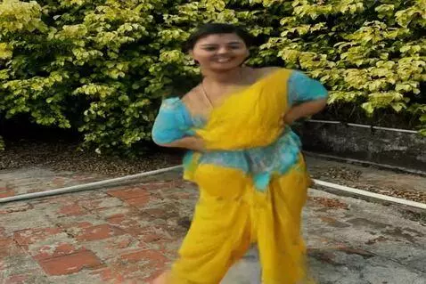 AI Video from prompt: Undressing into yoga shorts and Twerking