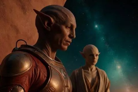 AI Video from prompt: A classic oil painting in warm terracotta and co