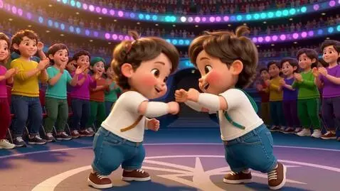 AI Video from prompt: Hyper-realistic 3D render of two adorable Europe