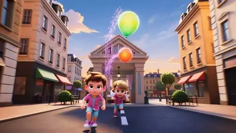 AI Video from prompt: Magic Balloon Adventure - 3 Minute Multfilm AI P