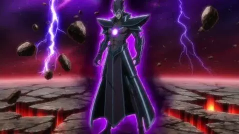 AI Video from prompt: Ultra cinematic 3D anime scene, dark alien emper