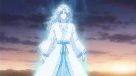 AI Video from prompt: Cinematic anime entrance, silver haired martial 