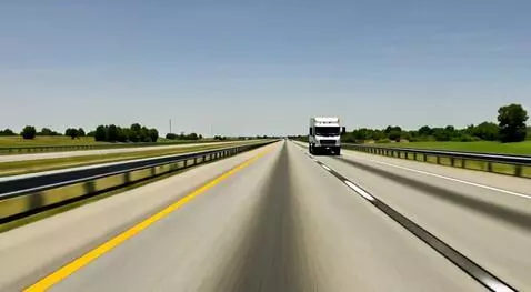 AI Video from prompt: Truck driving in the highway