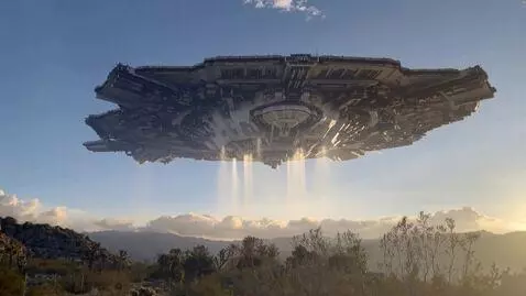 AI Video from prompt: the spaceship continues to ascend upward, the PO