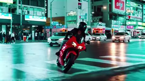 AI Video from prompt: Cinematic action sequence, photorealistic. A you