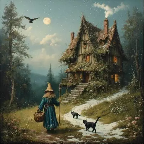 AI Video from prompt: cats are walking towards the house