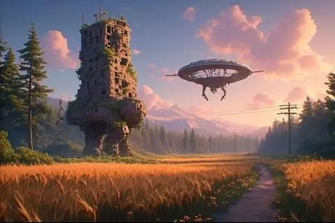 AI Video from prompt: the structure is moving