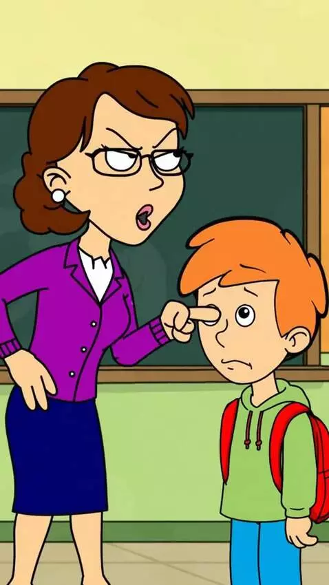 AI Video from prompt: the teacher shouts at the boy that Ye is being p