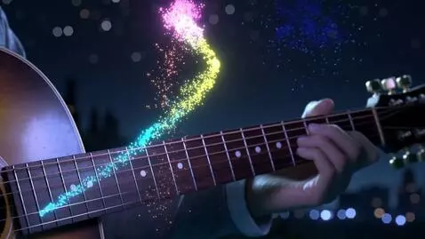 AI Video from prompt: In the dim glow of the night, neon lights flicke